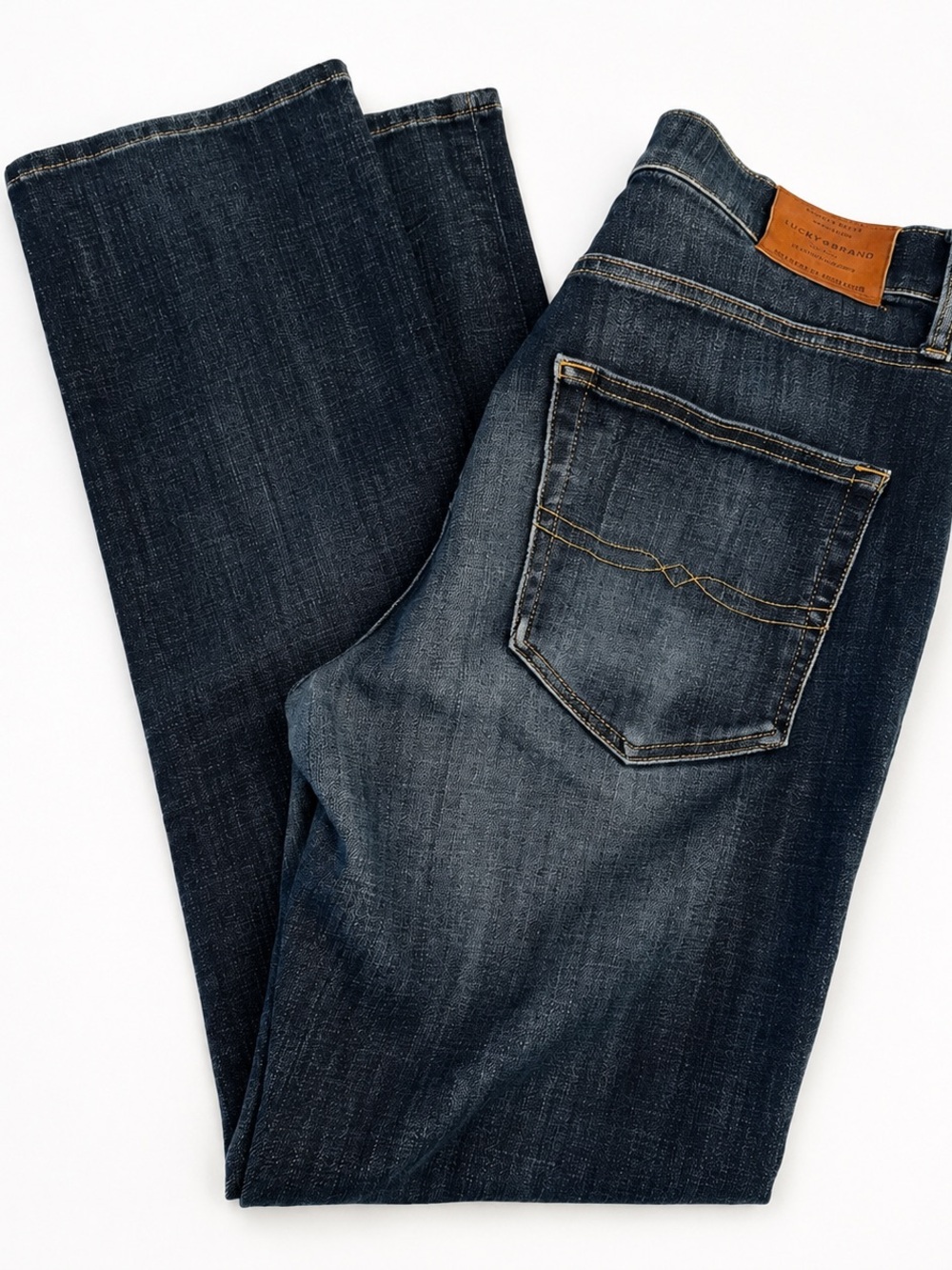 Lucky Brand Men's Straight Jeans - Picture 2 of 5